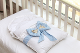 White Bow Tie - Sleeping Bag
